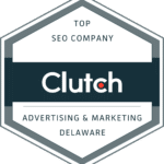 Clutch Top seo company delaware badge for brandshape in newark delaware